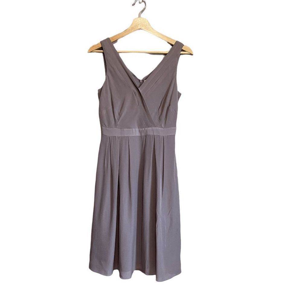 Boden 100% Silk Sleeveless Sheath  A-Line Dress, Lilac / Purple Size 2